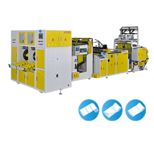 High Speed 2 Lines Bags on Roll Making Machine with Core Changing ...